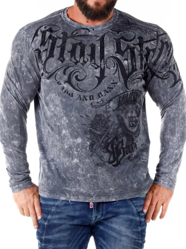 Stay Strong Longsleeve - Morkegra^Cipo & Baxx Cheap