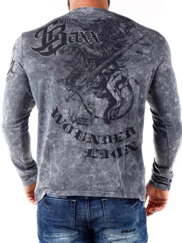 Stay Strong Longsleeve - Morkegra^Cipo & Baxx Cheap