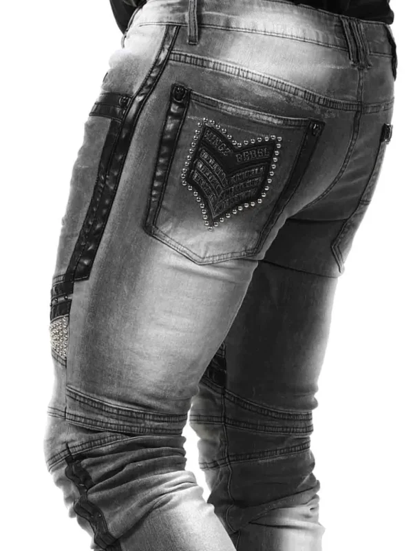 Studded Jeans - Gra^Kingz Clearance