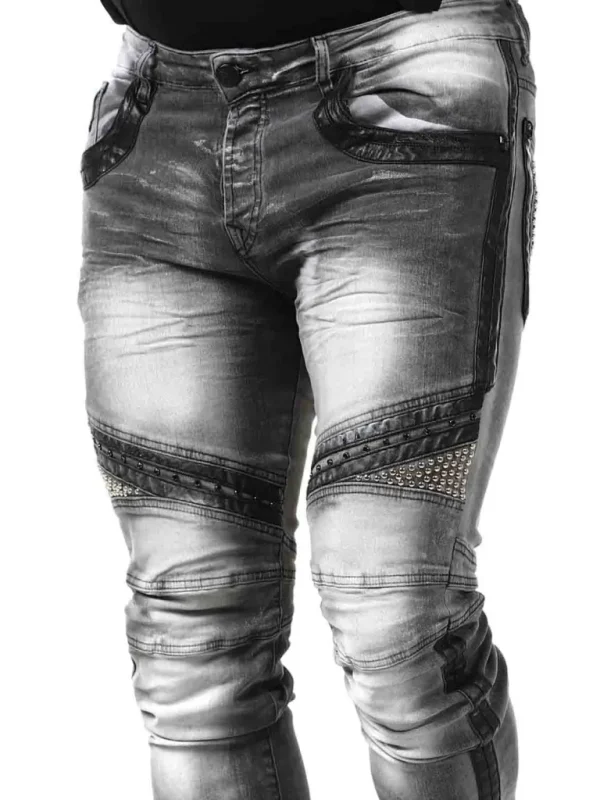 Studded Jeans - Gra^Kingz Clearance
