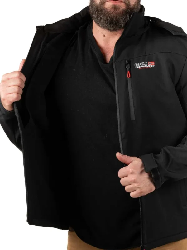 Timmex Geo Norway Softshelljakke - Sort^Geographical Norway Cheap