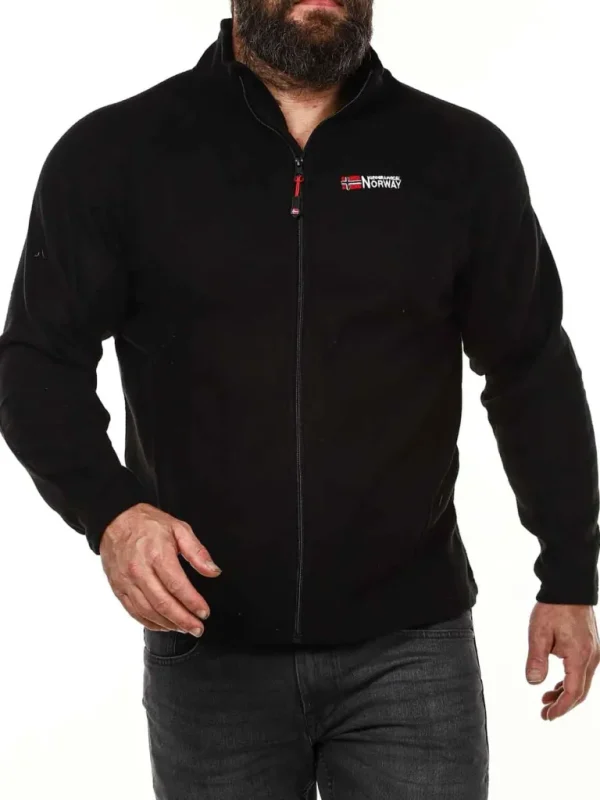 Tug Geo Norway Fleecetroje - Sort^Geographical Norway Cheap