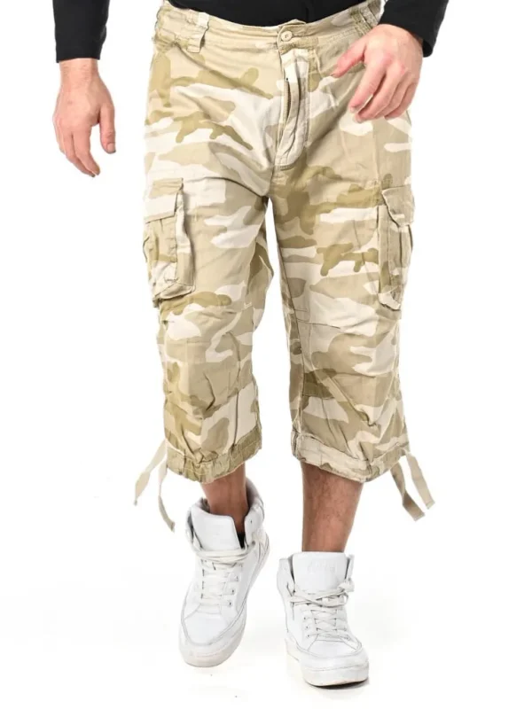 Urban Legend 3/4 Shorts - Camo/Beige^Brandit Online