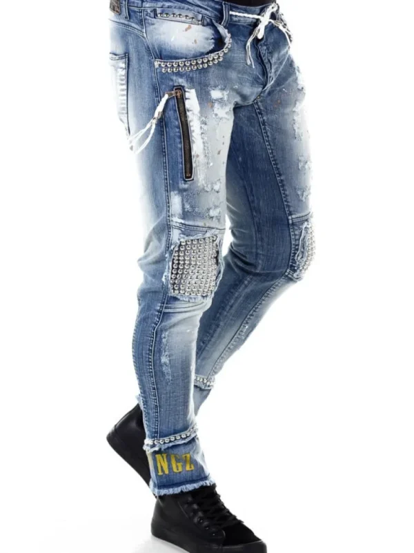 Zakai Jeans - Lyseblå^Kingz Store