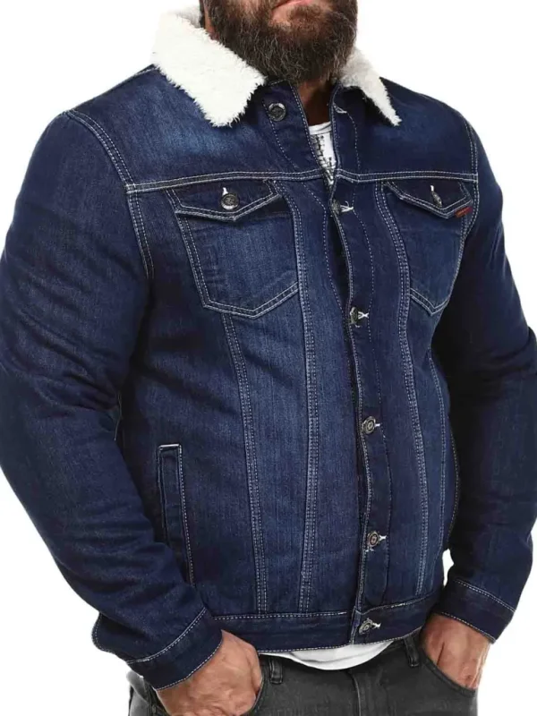 Zeke Foret Jeansjakke - Bla^Cipo & Baxx Cheap