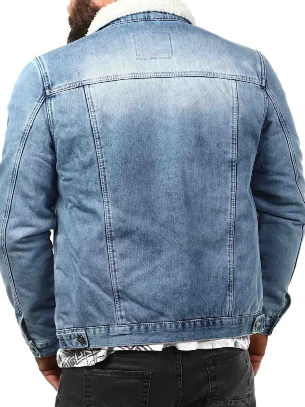 Zeke Foret Jeansjakke - Lyseblå^Cipo & Baxx Best