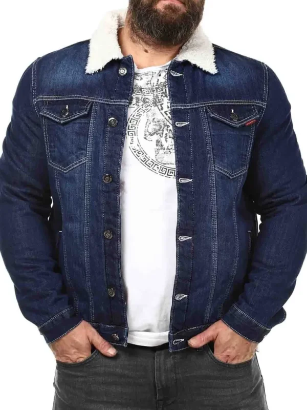 Zeke Foret Jeansjakke - Bla^Cipo & Baxx Cheap